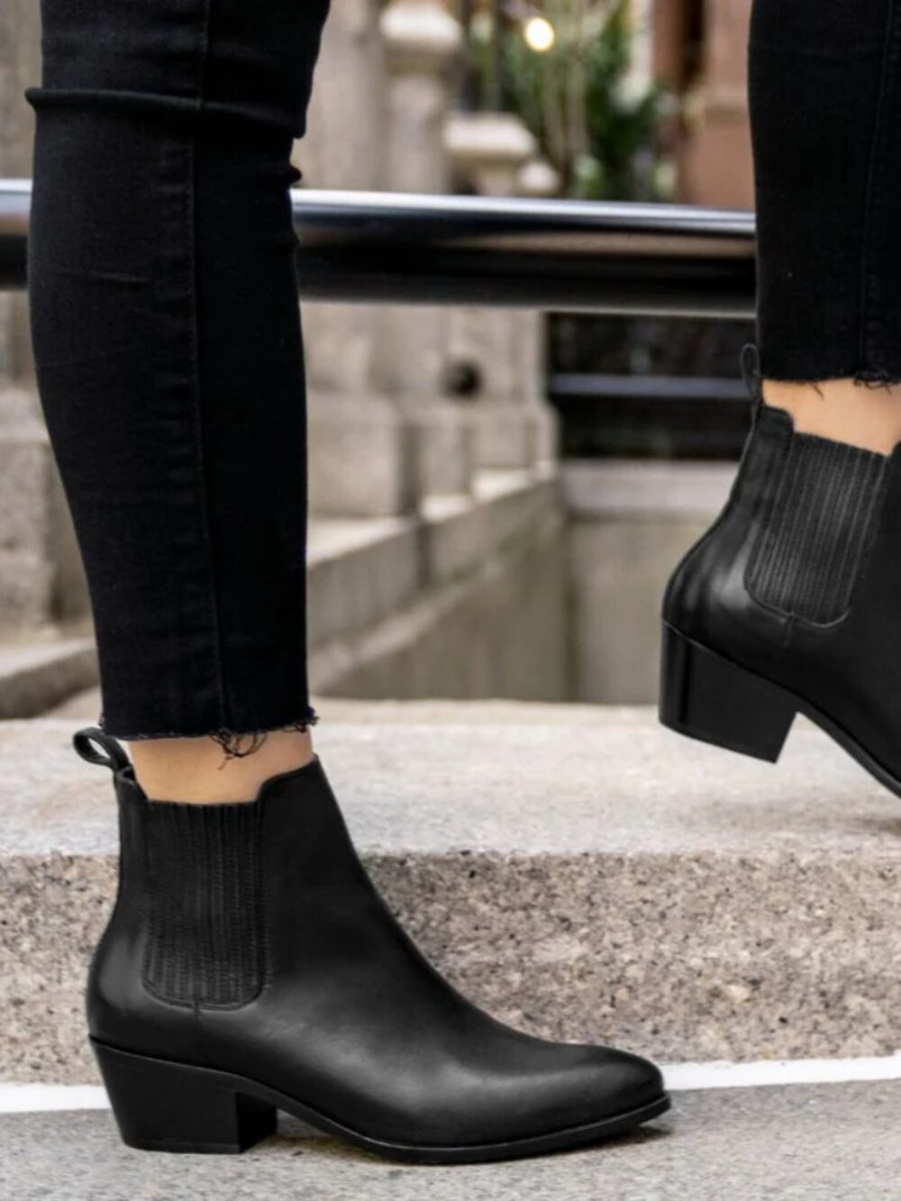 Thursday Boot Company Women's Leather Dreamer Bootie Chelsea - Picture 5 of 5
